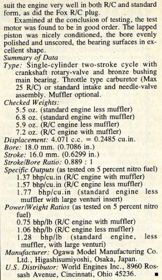Moteur OS max 25 FP - Modélisme